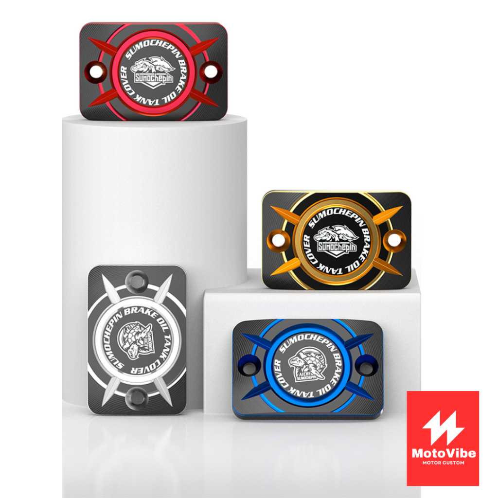 ฝาครอบกระปุกน้ำมันเบรคแต่ง CNC อลูมิเนียม สำหรับ Honda PCX160 ADV150 NSS350 UHR150 คละสี