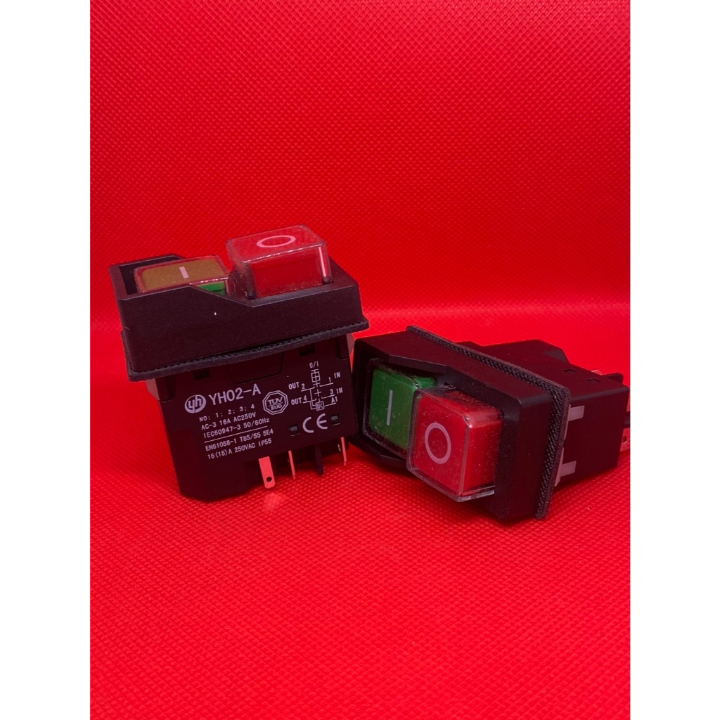 YH02-A สวิตช์ปุ่มกดแม่เหล็ก กันน้ํา