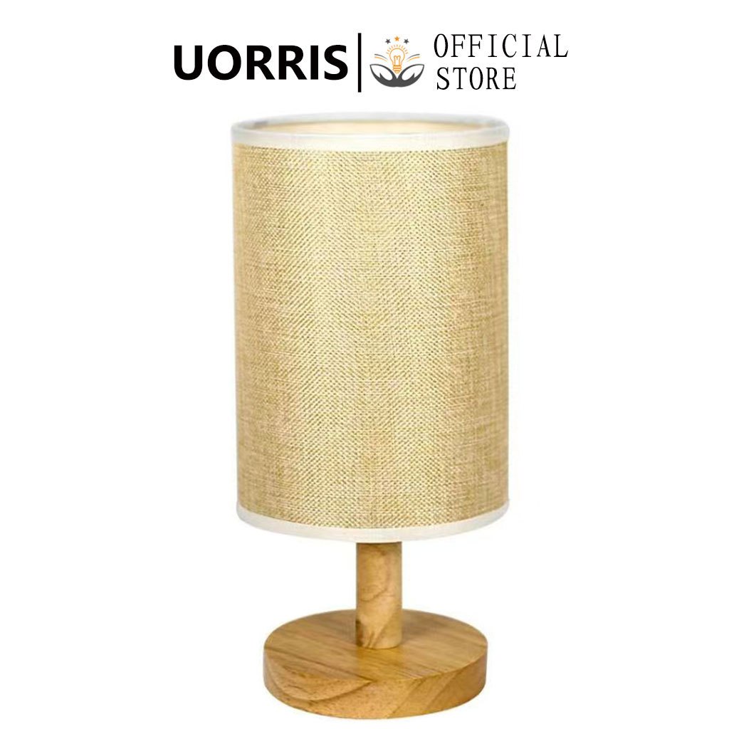 UORRIS โคมไฟตั้งโต๊ะ, โคมไฟข้างเตียง, โคมไฟห้องนอน, โคมไฟ LED อุ่น, โคมไฟตั้งโต๊ะรีโมทคอนโทรล