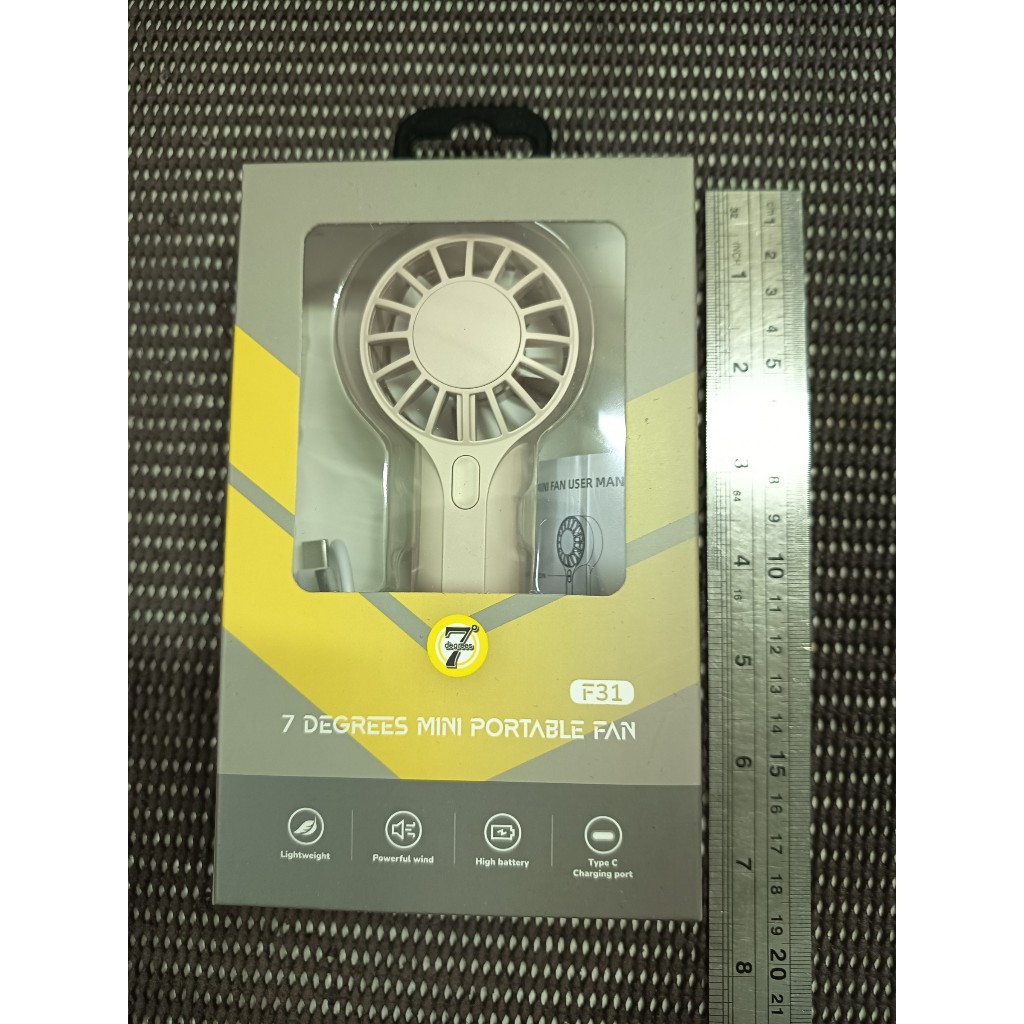 พัดลมแบบพกพา 7 DEGREES MINI PORTABLE FAN