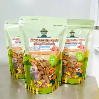 อัลมอนด์เม็ด อบ พร้อมทาน รสธรรมชาติ ไม่น้ำมัน ไม่เกลือ 500 g. (Roasted Almonds)