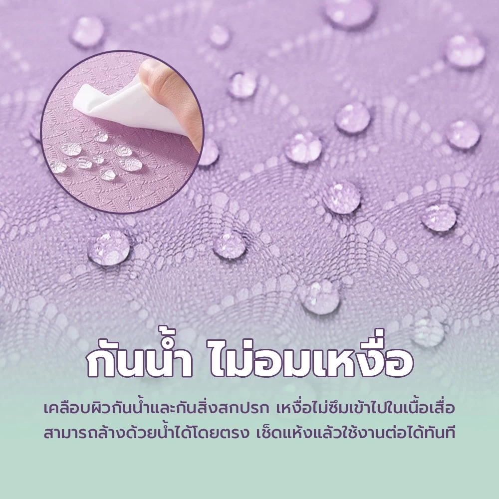 Fitness เสื่อโยคะ TPE ทูโทน yoga mat แผ่นรองโยคะ หนา 6mm กันลื่น thumbnail 8
