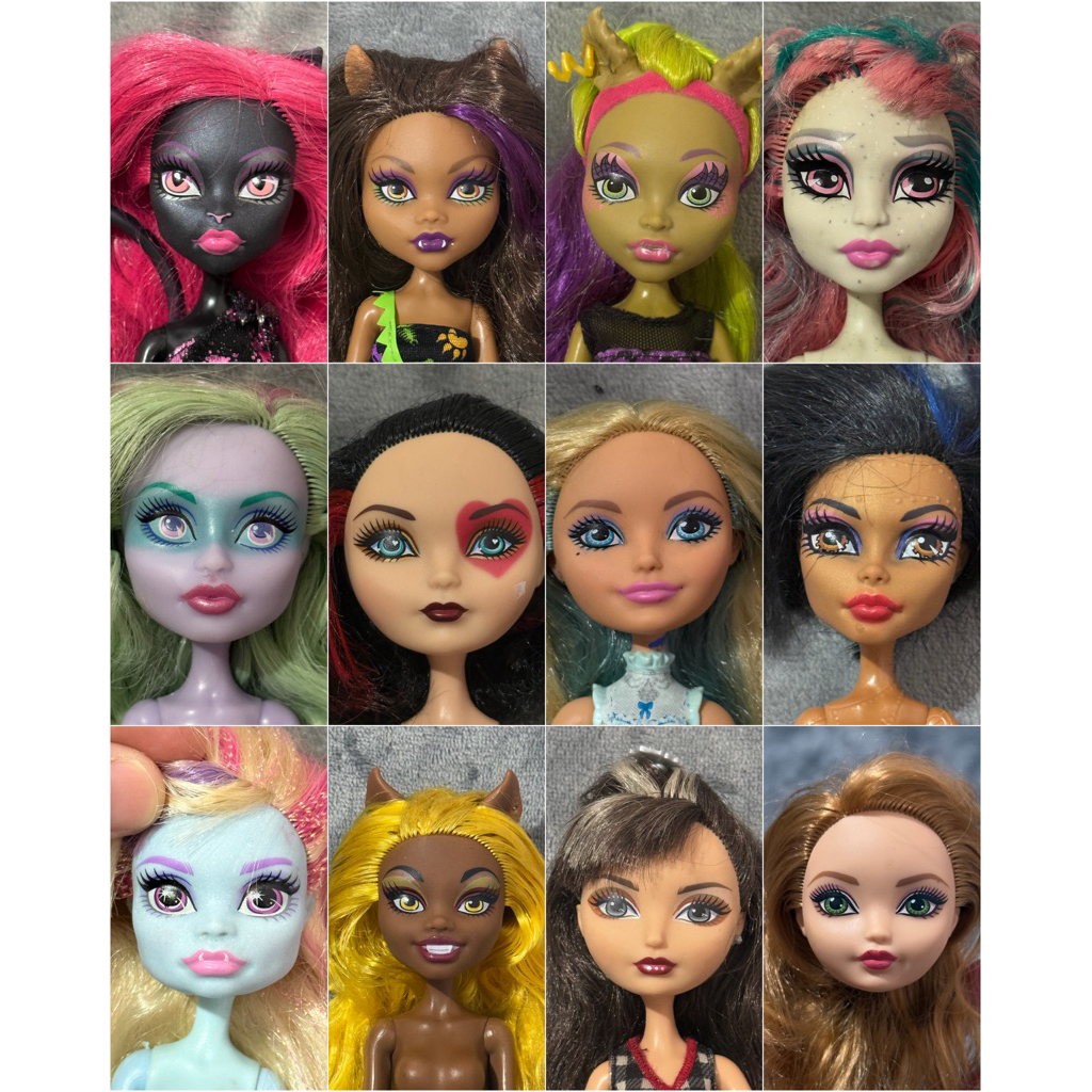 งานตำหนิ อะไหล่ Monster high dolls ตุ๊กตามอสเตอร์ไฮ (เติมสินค้าตลอด)