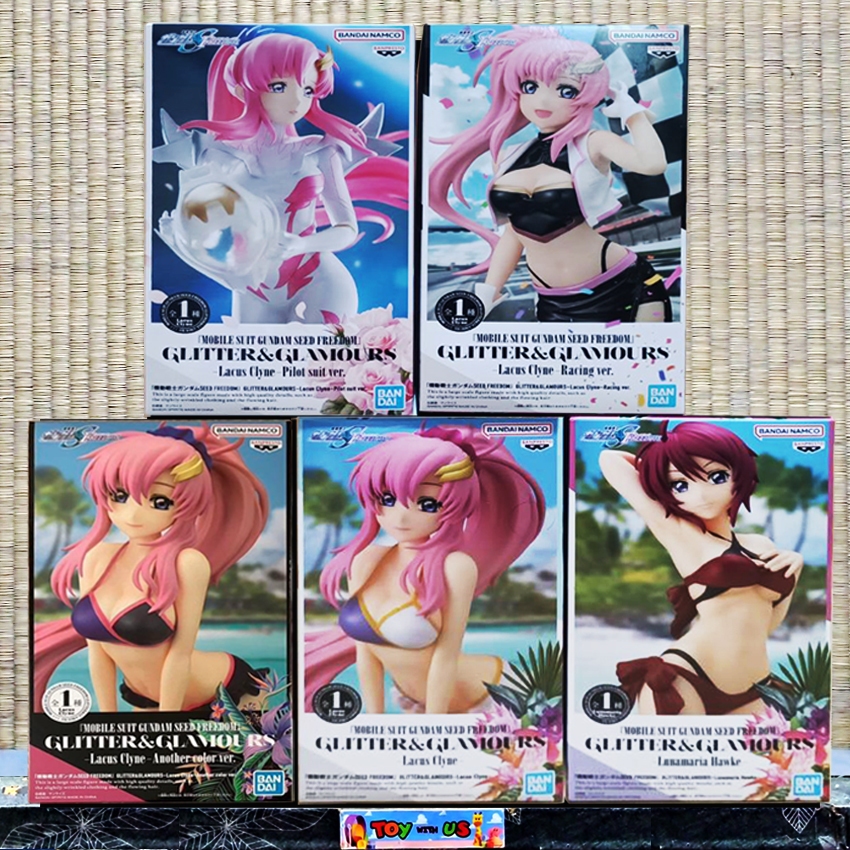 BANDAI FIGURE: GLITTER&GLAMOURS - MOBILE SUIT GUNDAM SEED FREEDOM - LACUS CLYNE / ลัคส์ ไคลน์ - LUNAMARIA HAWKE /ลูน่ามา