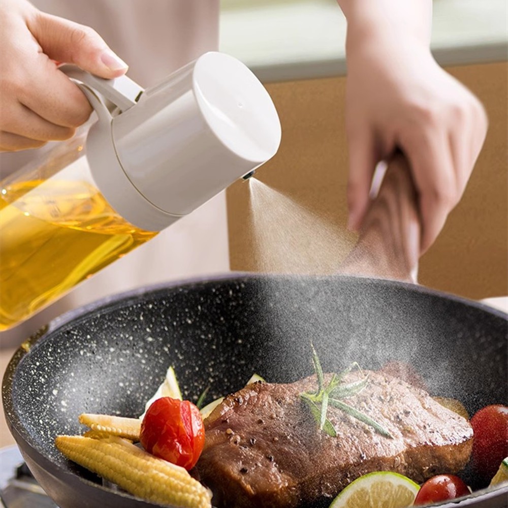 ขวดสเปรย์250ml. ขวดน้ำมัน ขวดแก้วสเปรย์ฉีดน้ำมันแบบกด 250ml.