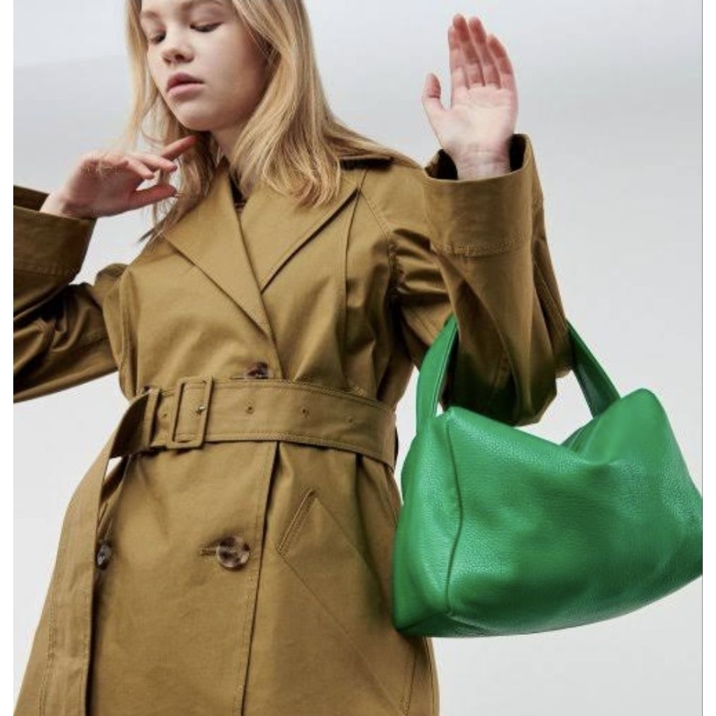 กระเป๋ามือสอง แบรนด์แท้ สภาพดี  Mardi Mercredi PETIT_GREEN [ALL LEATHER]