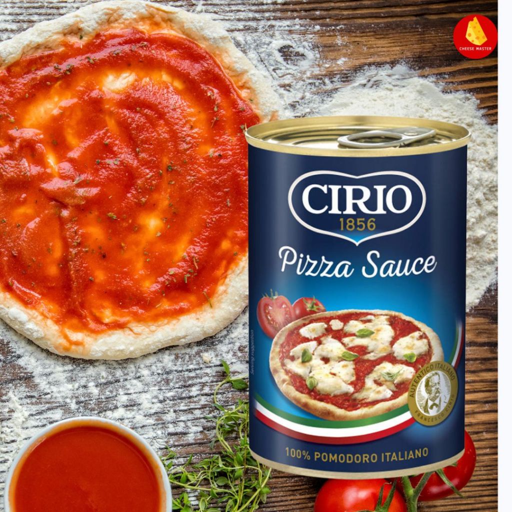 Cirio Pizza Sauce 400g พิซซ่าซอส สำเร็จรูปพร้อมใช้งาน