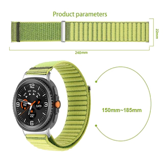 สายไนลอนสำหรับ Samsung Galaxy Watch 8 9 44/40mm Breathable Strap For Watch 8 Classic สร้อยข้อมือ Correa อย่างเป็นทางการ