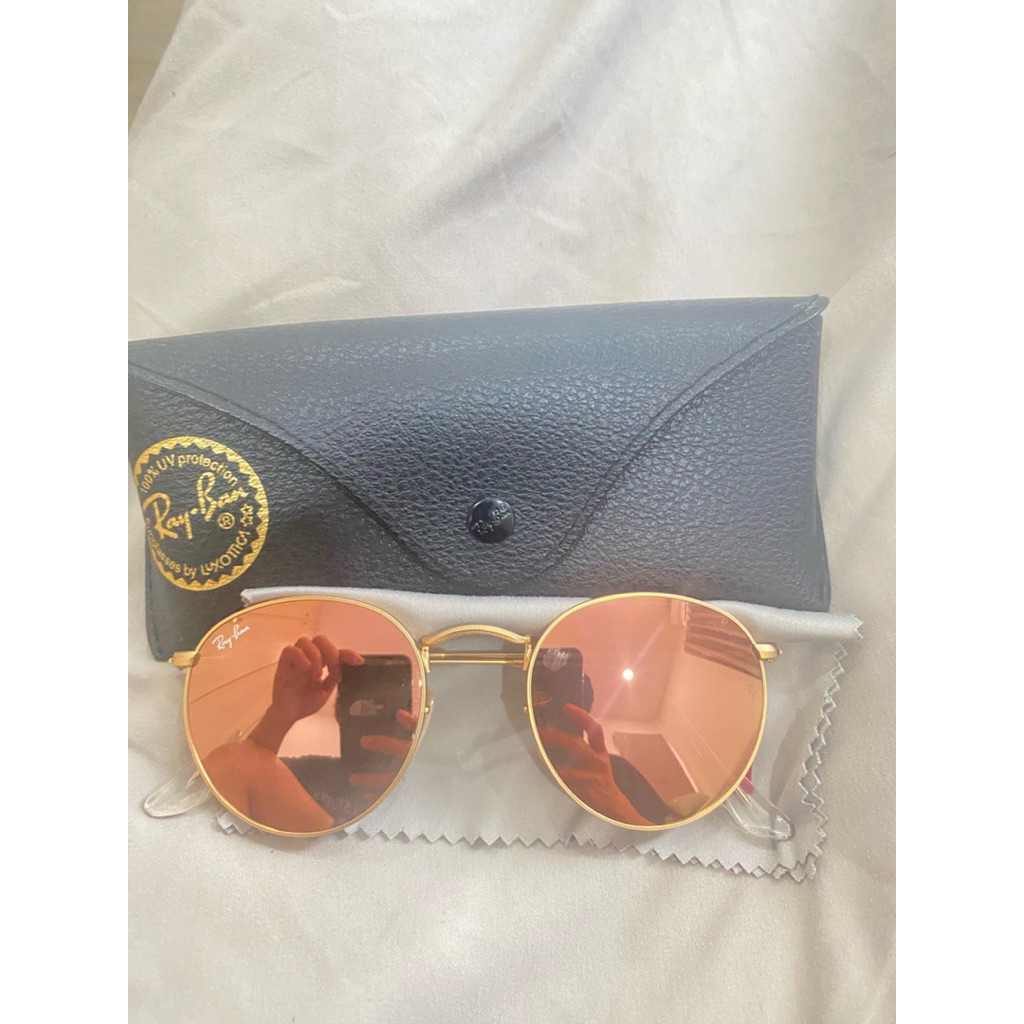 แว่นตา RayBan Round Flash แท้💯🇮🇹