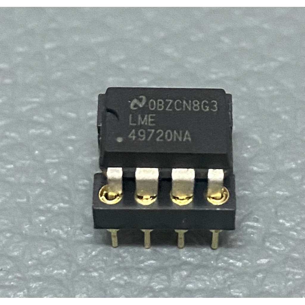 LME49720NA  Dual Op-amp  ตัวถังพลาสติก ผลิตที่ Philippines ของแท้ เสียงดี เสียงใส รายละเอียดดี เบสแน