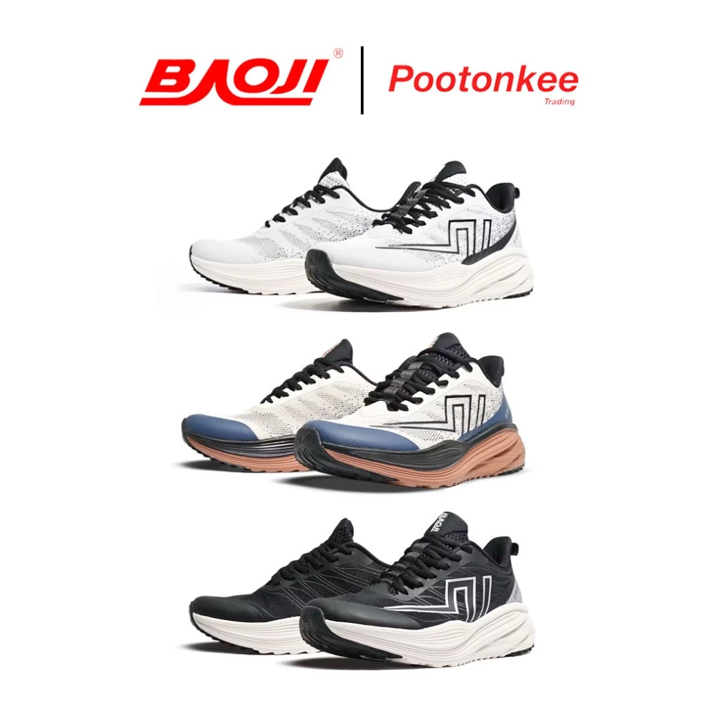 BAOJI บาโอจิ รุ่น BJM 909 รองเท้าผ้าใบ รองเท้าวิ่งผู้ชาย