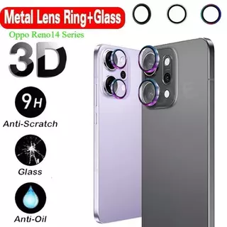 ฟิล์มเลนส์กล้อง ป้องกันเลนส์กล้อง 9Dสําหรับ Oppo Reno14 Pro 14F Reno13 Pro 13F Reno12 Pro/Reno14F Reno13F