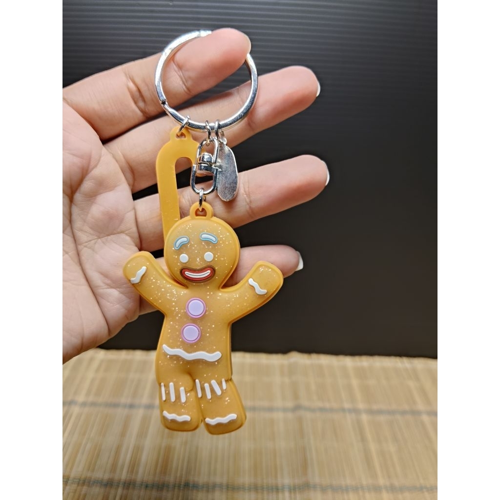 พวงกุญแจ cookie man ที่ระลึกจาก universal studio singapore