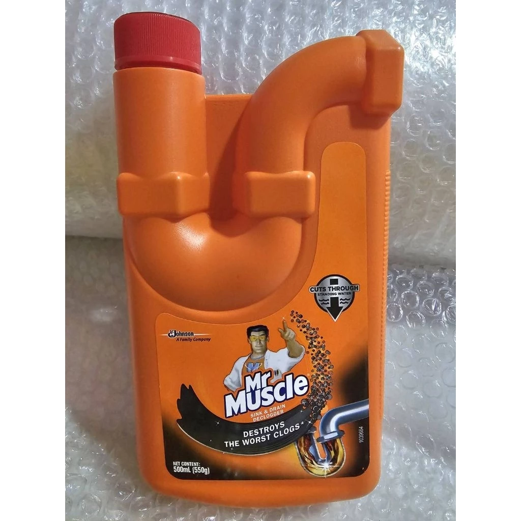 Mr Muscle Drain Declogger มิสเตอร์ มัสเซิล ขจัดท่อตัน ชนิดเจล 500 มล