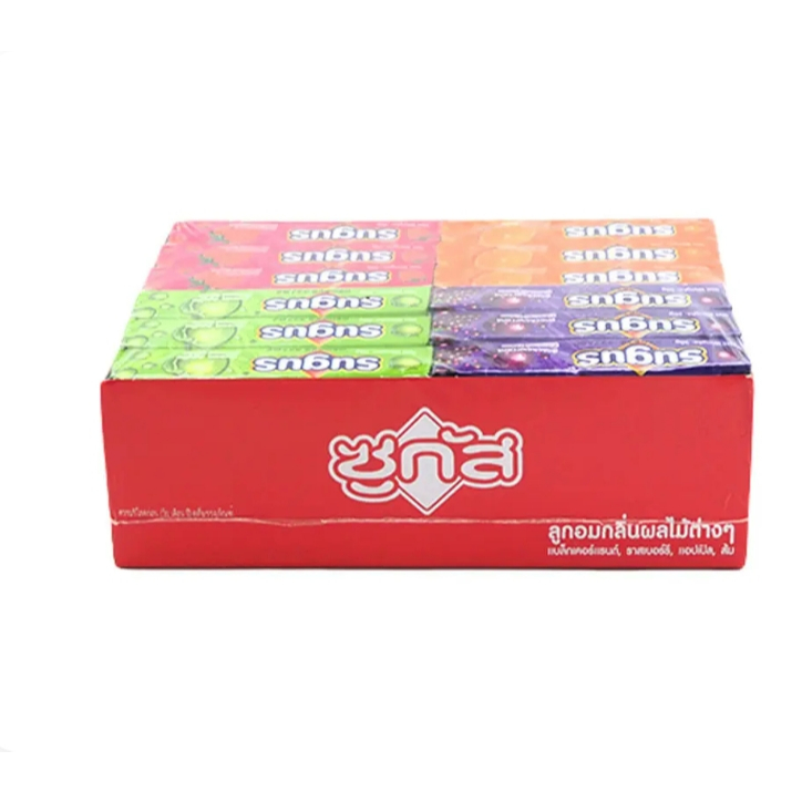 ซูกัส แท่งรวมรส 30 กรัม 36 ชิ้น Sugus