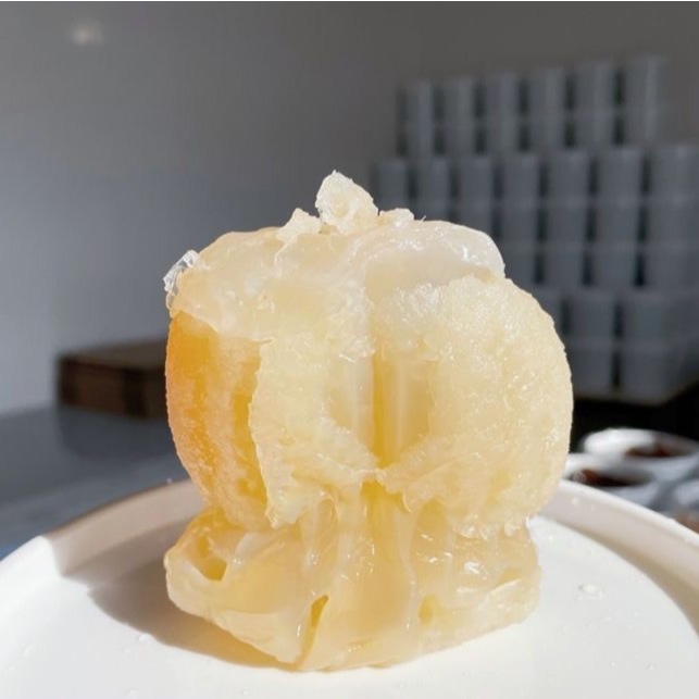 แมงกะพรุนหัวกระสุน ลวกน้ำร้อน10วิ จิ้มกับน้ำจิ้มซีฟู้ด 400g海蜇菊花 - รูปที่ 3