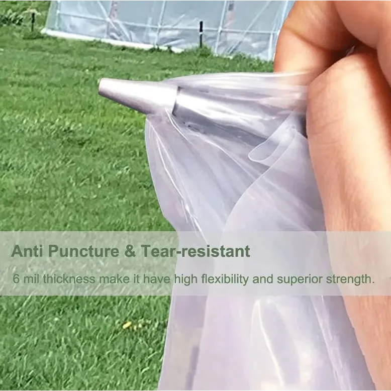 Field selection พลาสติกคลุมโรงเรือน พลาสติกใส คลุมหลังคากันสาด ฟิล์มPE พลาสติกคลุม หน้ากว้าง 3-6 เมตร หนา 120 ไมครอน - รูปที่ 6
