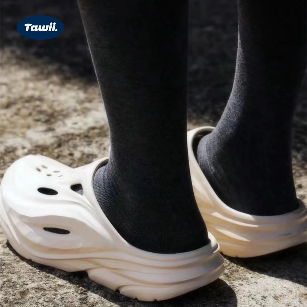 Tawii. ผู้ชาย รองเท้าหัวโตแฟชั่น EVA หนา4cm กันน้ํากันลื่น รองเท้าแตะกลางแจ้ง รองเท้าแตะลําลอง  ขนาด40-45 - รูปที่ 5