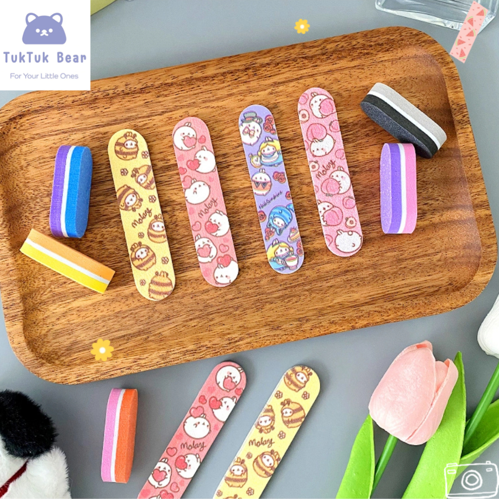 ตะไบขัดเล็บสำหรับเด็ก ดีไซน์น่ารัก ละเอียดสองด้าน