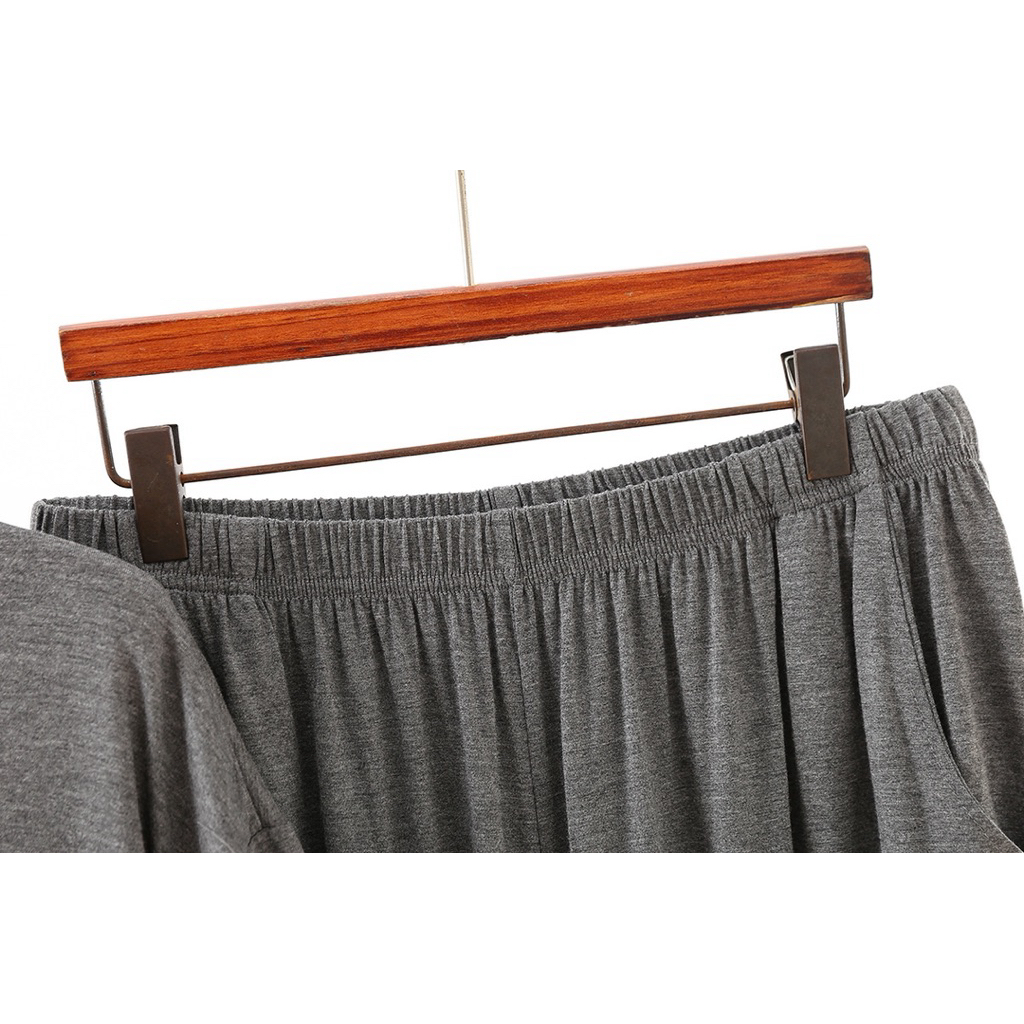 ชุดนอนผู้ชาย/ ผู้หญิงUnisexผ้าModal Cotton เย็นสบาย เเห้งไวระบายอากาศได้ดี  Mw051 - รูปที่ 3