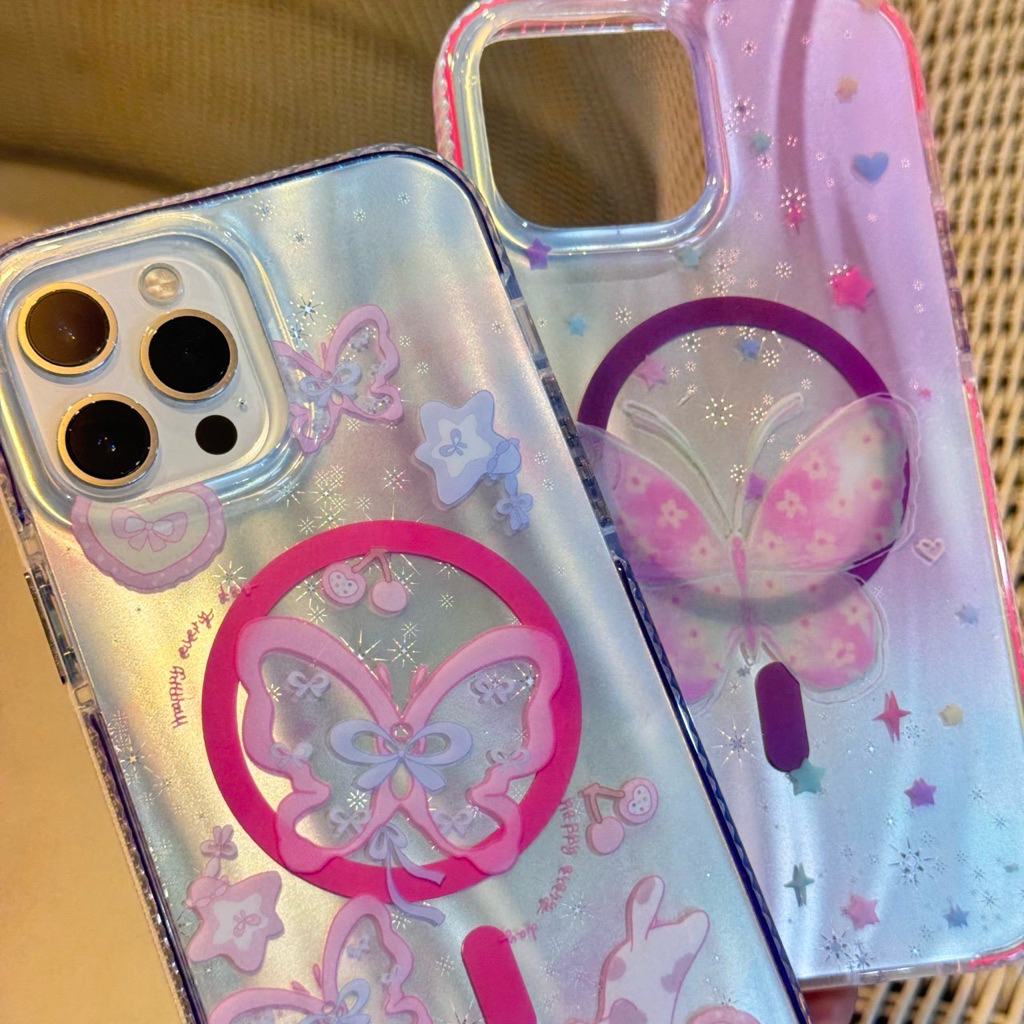 เคส ลายผีเสื้อ IPHONE - 11PM 12PM 16plus 16pro