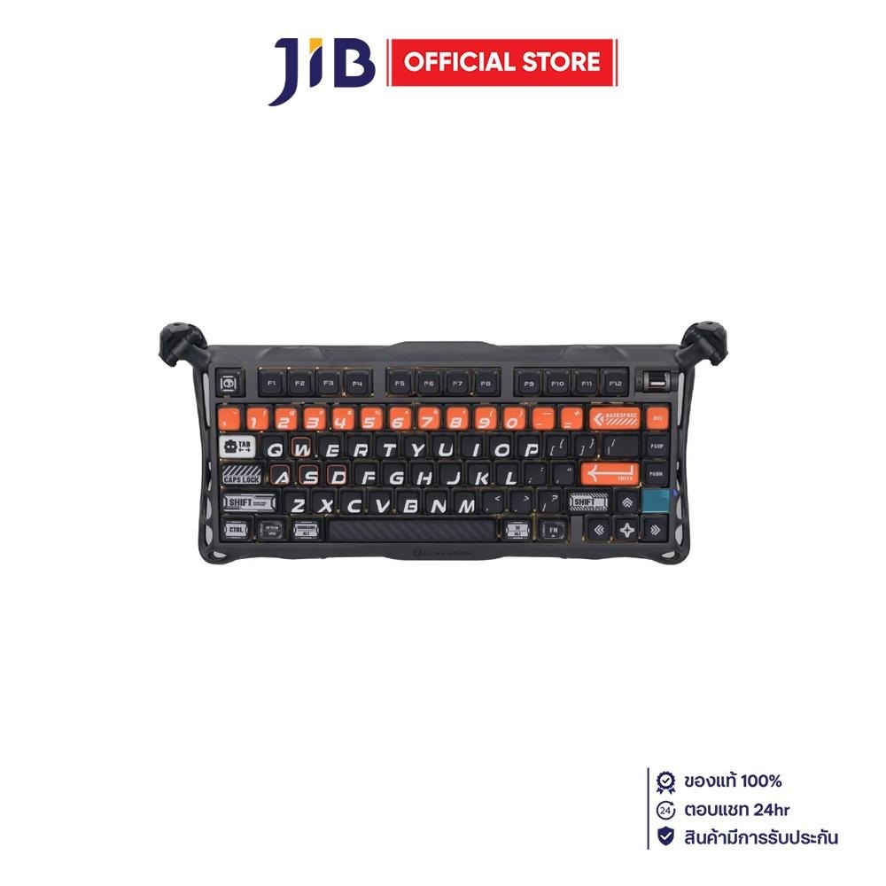 WIRELESS KEYBOARD (คีย์บอร์ดไร้สาย) GRAVASTAR MERCURY K1 PRO LINEAR SWITCH RGB EN - CYBERFLARE