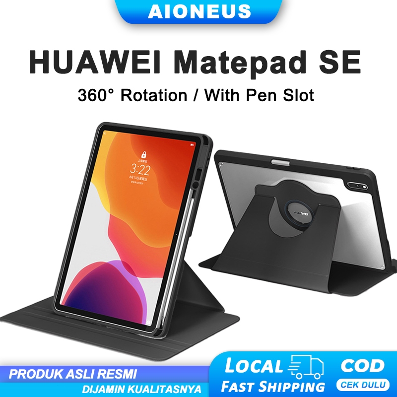 เคส Huawei MatePad SE 11นิ้ว 2024 หัวเว่ย MatePad 11 เคสแท็บเล็ต 360°หมุนได้สำหรับ มีช่องใส่ปากกา เคสหนัง เคสกันกระแทก