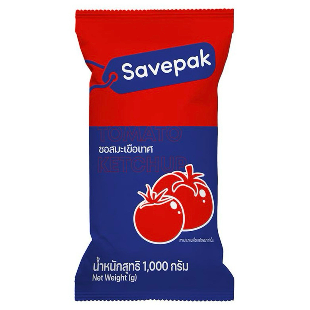 Savepak ซอสมะเขือเทศ 1000กรัม ซอส เซพแพ็ค