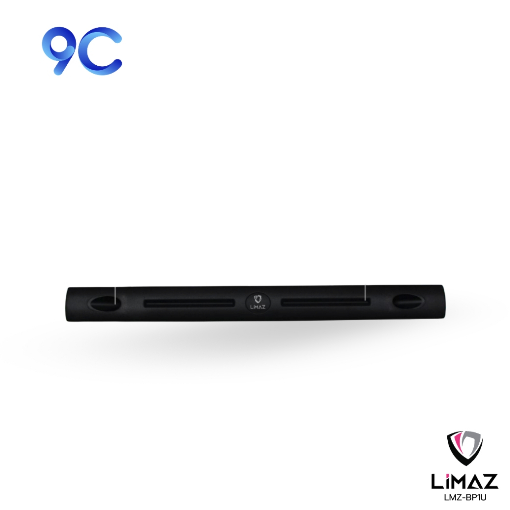 แผ่นปิดหน้าตู้แร๊ค แผ่นเพลท แผ่นแบลงค์ Limaz LMZ-BP1U : Tool Free Blank Panel 1U, Black, ปิดช่องว่าง