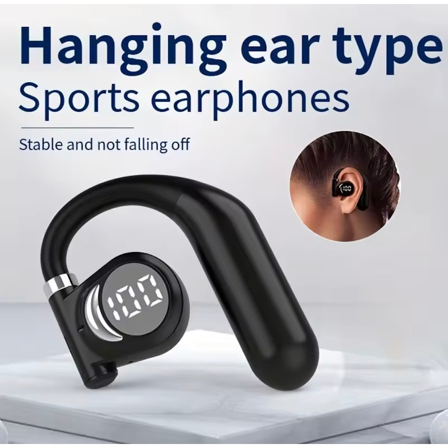 K19 หูฟังไร้สายบลูทูธ Bone Conduction หูฟังพร้อมไมโครโฟนแฮนด์ฟรีชุดหูฟังตัดเสียงรบกวนสําหรับขับรถ Audifonos