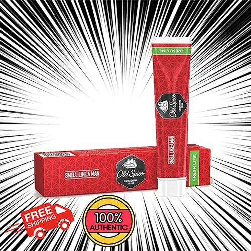 Old Spice Shaving Cream - Fresh Lime (70 g.) ครีมโกนหนวด ยี่ห้อ Old Spice กลิ่นมะนาว (70 กรัม)