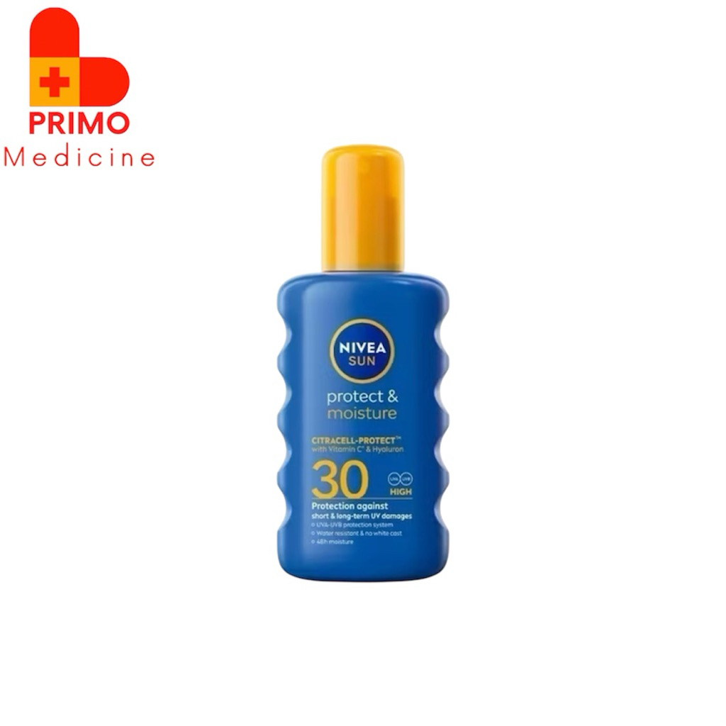 พร้อมส่ง Nivea Sun Protect & Moisture SPF30 spray 200ml