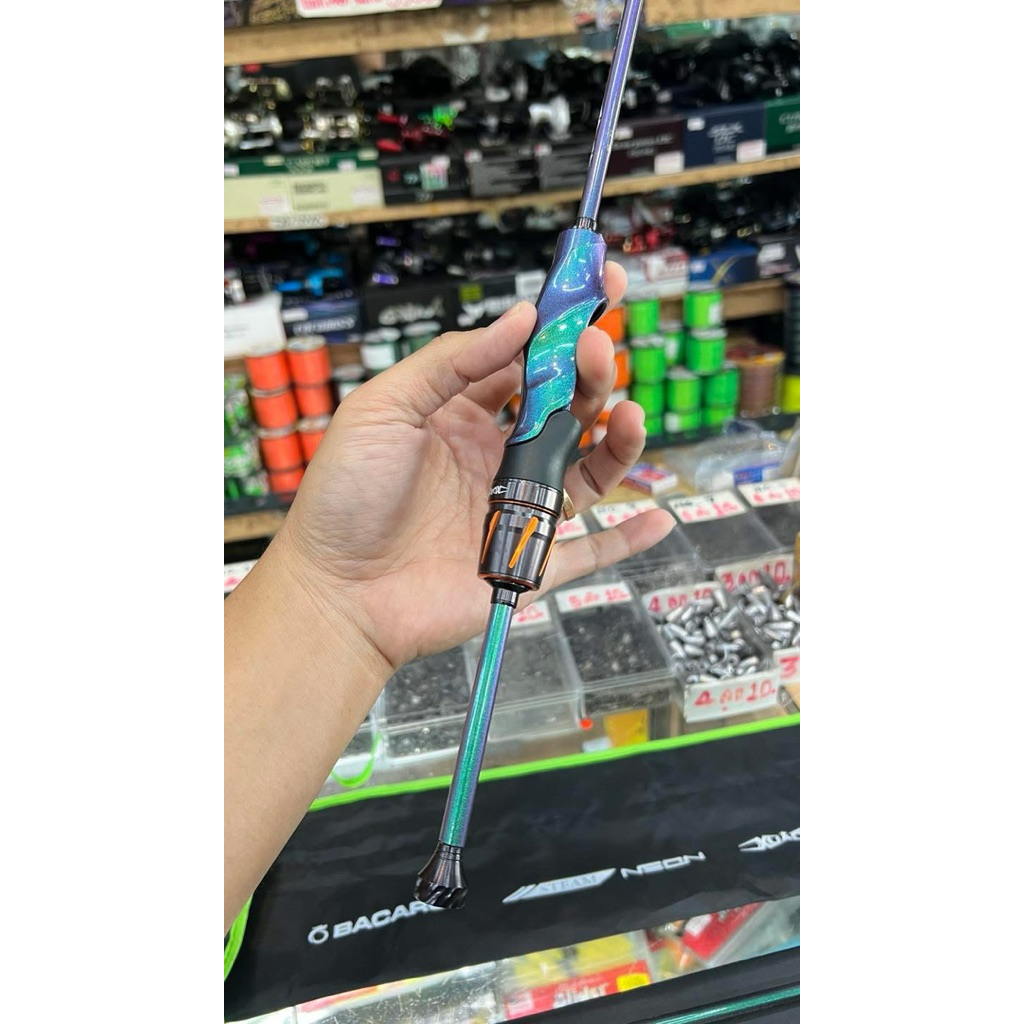 คันวีแบส บาคาโร่ นีออน BACARO NEON คัน UL คันตกหมึก ตกกุ้ง งานสปิ๋ว
