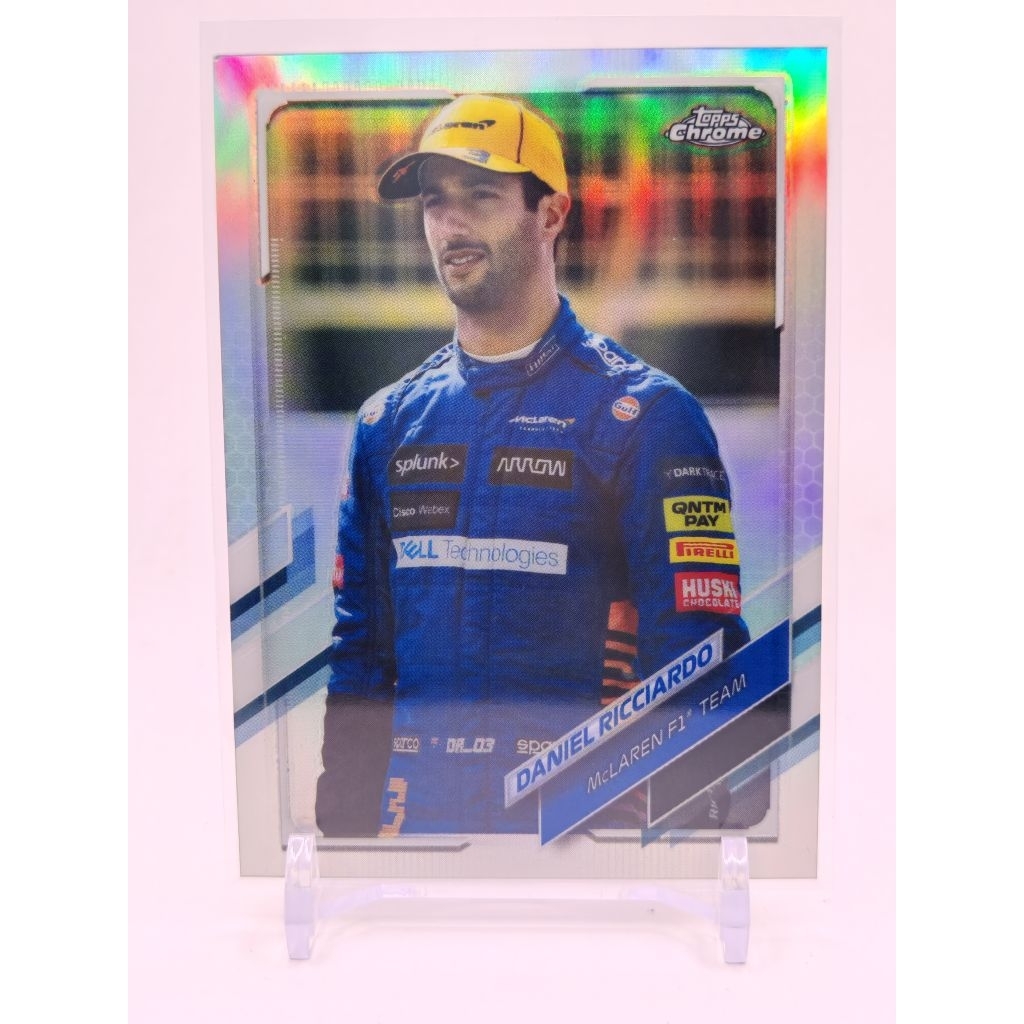 การ์ด f1 topps chrome 2021 daniel ricciardo