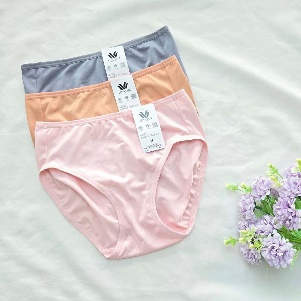 WACOAL รุ่นใหม่ชนช้อป (WU3E10) กางเกงชั้นในเบสิค เนื้อผ้านิ่มใส่สบาย