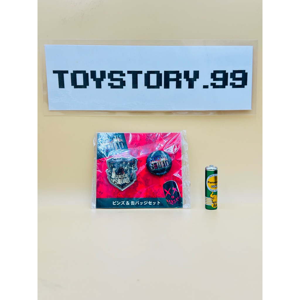 🤵🏻‍♂️ ชุดพินและเข็มกลัด Suicide Squad