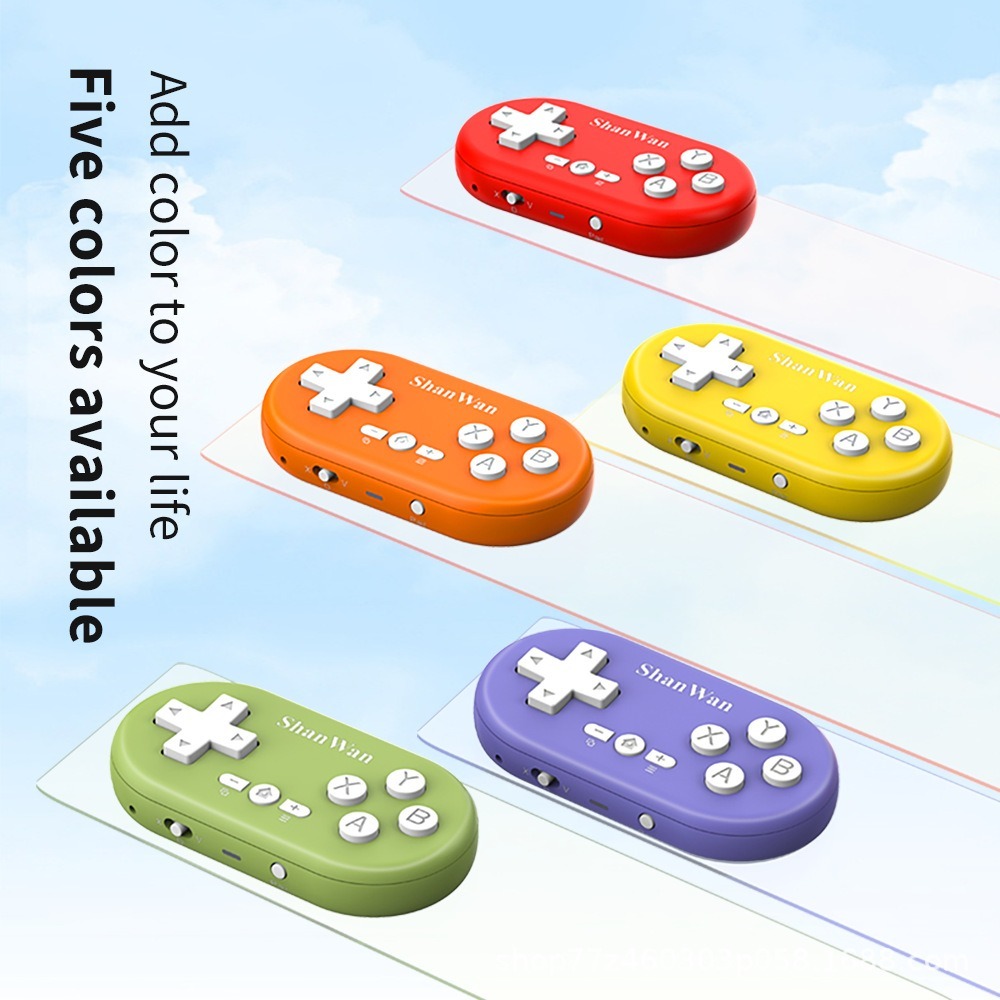 ShanWan Q36 จอยเกมบลูทูธ จอยจิ๋ว แบตเตอรี่ 180 mAh รองรับ เครื่องเกมพกพา / PC / Android / IOS