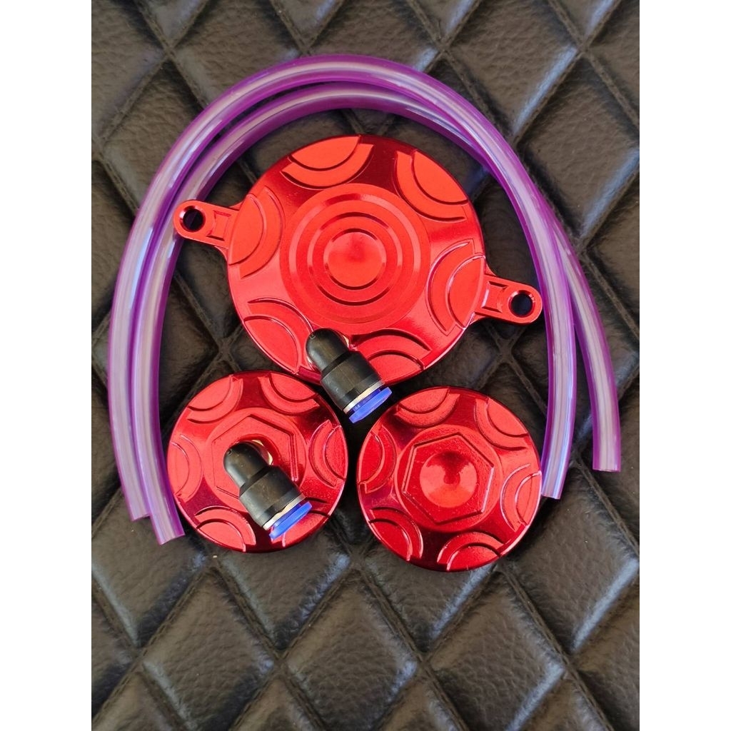 ฝาวาล์ว MIO/FINO ชุดใหญ่ พร้อมโอริง+หัวฟิตติ้ง+สายน้ำมัน - รูปที่ 4