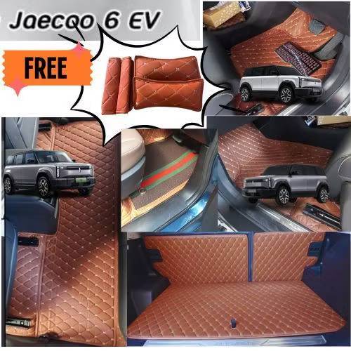 Jaecoo 6 EV 2024-รุ่นปัจจุบัน พรมรถยนต์ Jaecoo 6 EV พรม6D VIPพร้อมของแถม