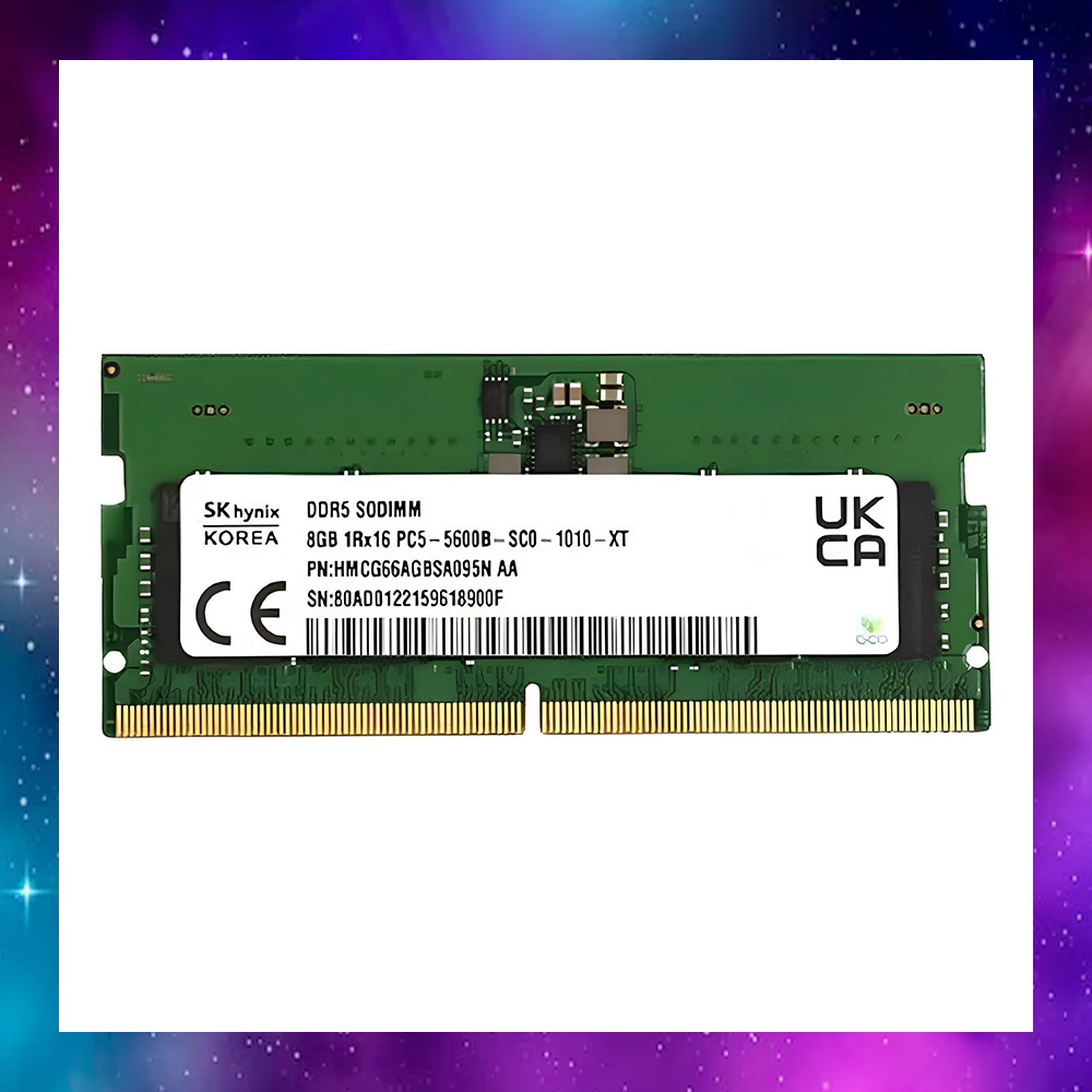 RAM NOTEBOOK (แรมโน้ตบุ๊ค) SK HYNIX 8GB DDR5 5600 SODIMM 1Rx16 ใช้งานปกติ