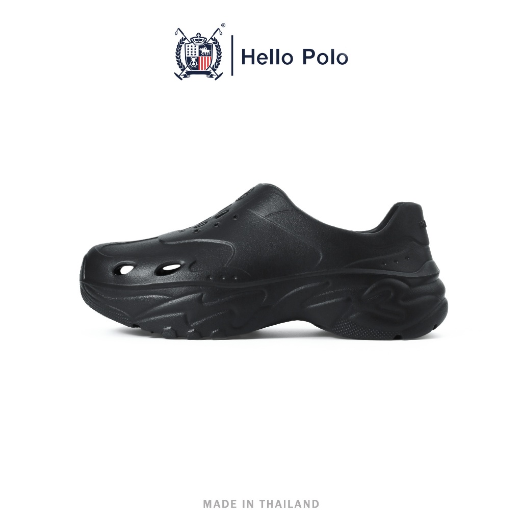 Hello Polo รองเท้าแบบสวม  รองเท้าแฟชั่นลําลอง สําหรับผู้ชาย เบาสบาย พื้นหนา กันลื่น แบบกันน้ำ ทนต่อการสึกหรอ ลำลองHP8044
