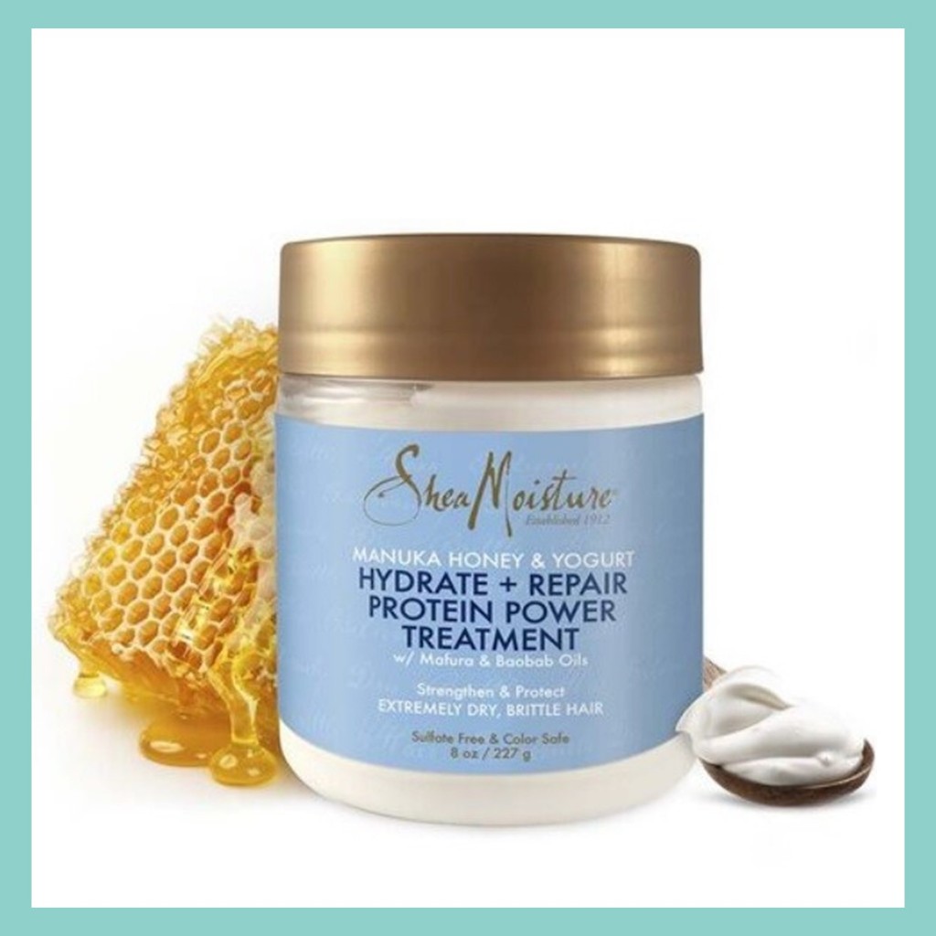 ✳️[แท้ 100%/พร้อมส่ง]✳️ Shea Moisture, Manuka Honey & Yogurt, Hydrate + Repair Protein Power Treatme