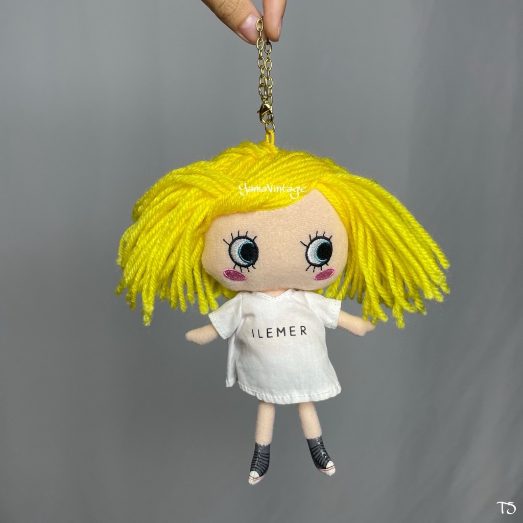 ILEMER พวงกุญแจ มือสองลิขสิทธิ์แท้ ตุ๊กตาเด็กผู้หญิง 7 นิ้ว อิเลเมอร์ ห้อยกระเป๋า ILEMER Doll