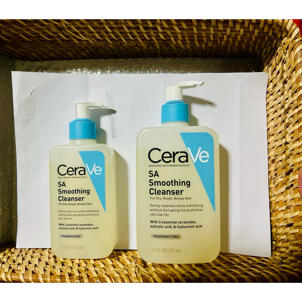 ฉลากไทย CERAVE SA Smoothing Cleanser ผลิตภัณฑ์ทำความสะอาด สำหรับผิวหยาบกร้าน ไม่เรียบเนียน ราคา ถูกที่สุด ดีลบีเคเค