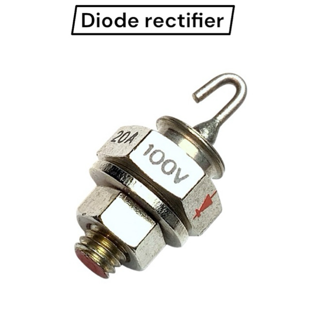 ไดโอดเรกติไฟเออร์ Stud Diode 20A 100V (M6) Power Diode ไดโอดกำลังสูง 20A 100V