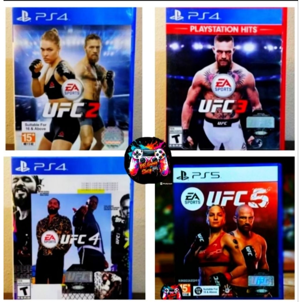 [Ps4-Ps5] UFC 2-3-4 (มือ2) แผ่นเกมส์เล่นได้1-2 คน