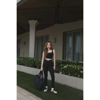 Lp010⭐️V cut Ribbed กางเกงเอว V cut ผ้าร่อง กระชับดี เนื้อผ้าที่มีลาย มี texture