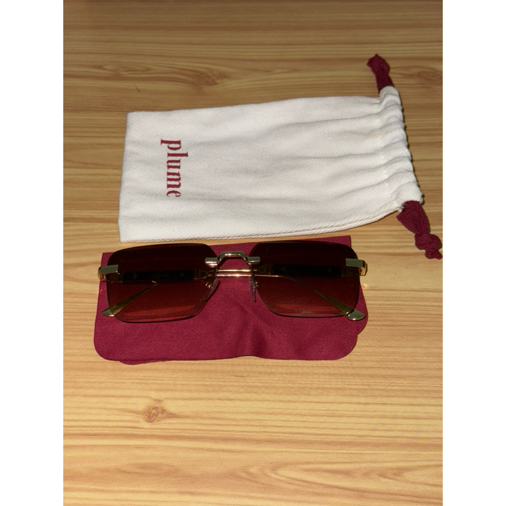 แว่นกันแดดPlume สีชา