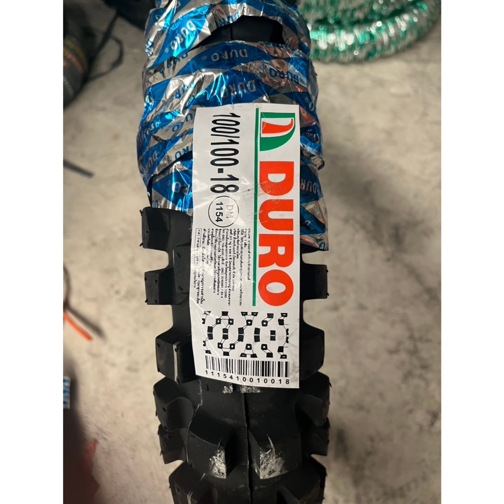 ยางวิบาก DURO รุ่น DM1154 ขนาด  100/100-18 ปี21 ยางใหม่ปีเก่า TT ราคาถูก เส้นละ 999 บาท