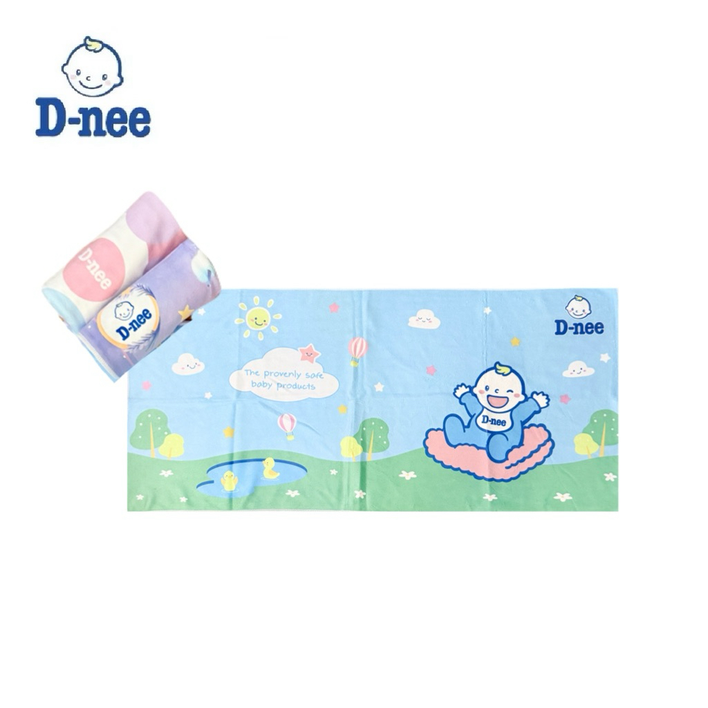 D-nee ดีนี่ ผ้าเช็ดผมไมโครไฟเบอร์ นุ่มละมุน ไม่ระคายเคืองผิว ขนาด 35 x 75 ซม. - รูปที่ 4